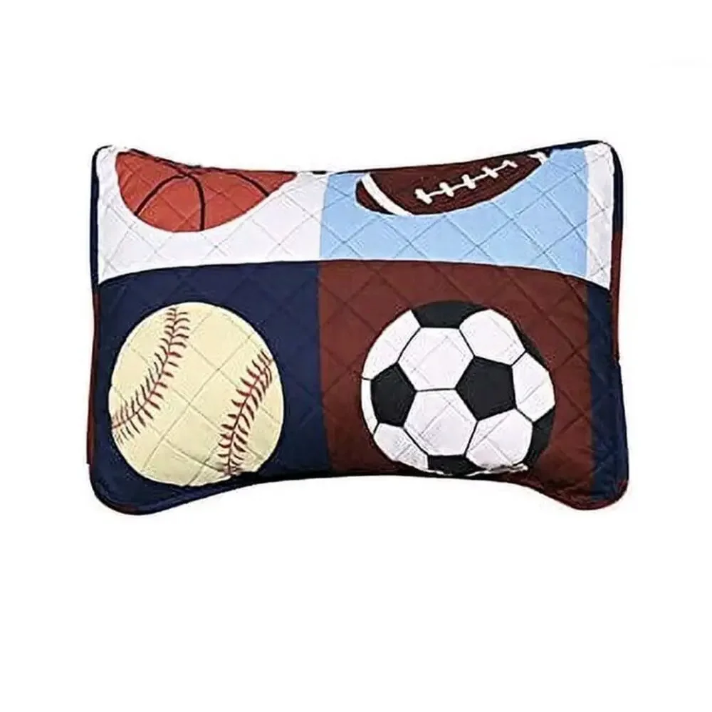 8 Piece Kids Comforter Set Full Size GOLDEN LINENS Sports Design